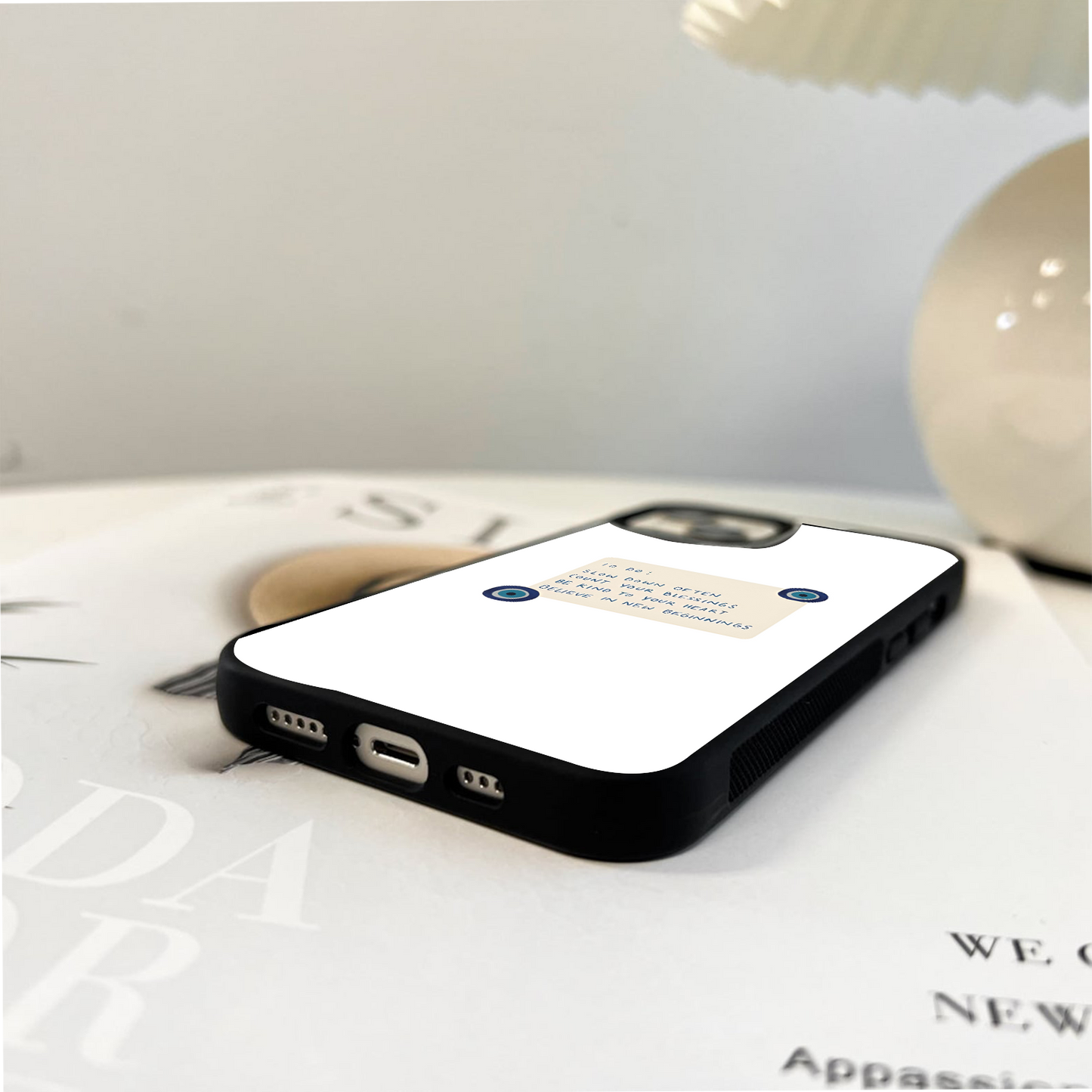 Slow Down Often Quote Glass Case