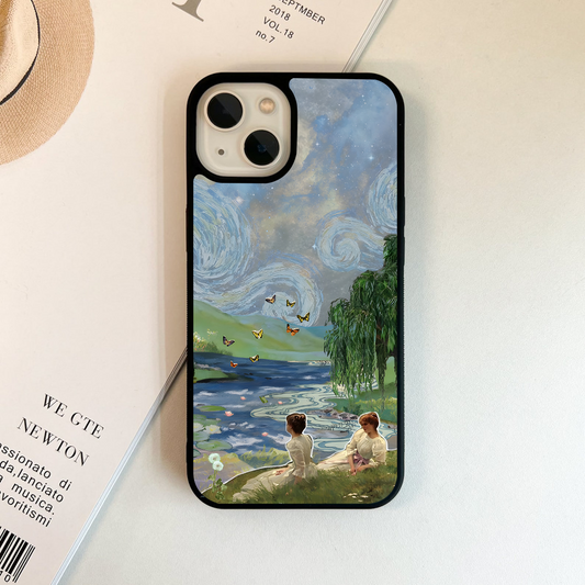 Ocean Sunset Trust Glass Case