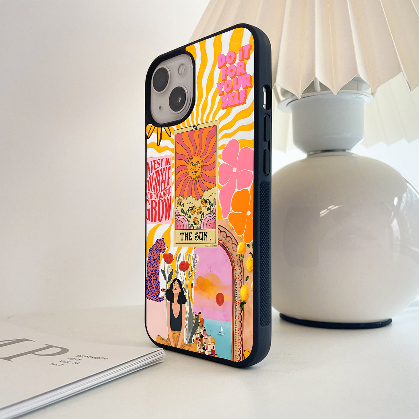 Radiant Self Bloom Glass Case