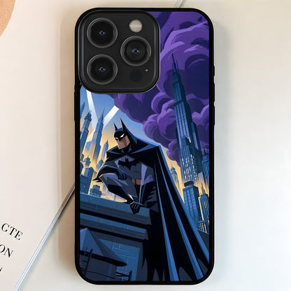 Batman Purple Skyline Glass Case