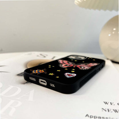 Celestial Pop Butterfly Glass Case