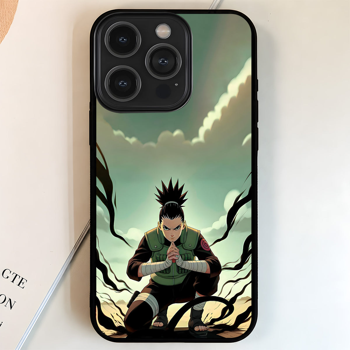 Naruto Shikamaru Shadow Glass Case