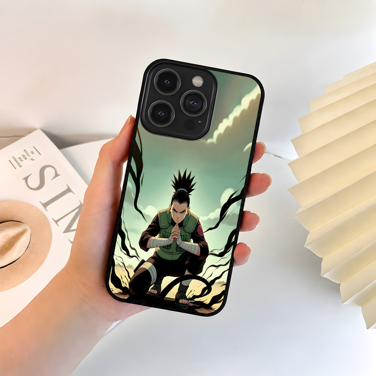 Naruto Shikamaru Shadow Glass Case