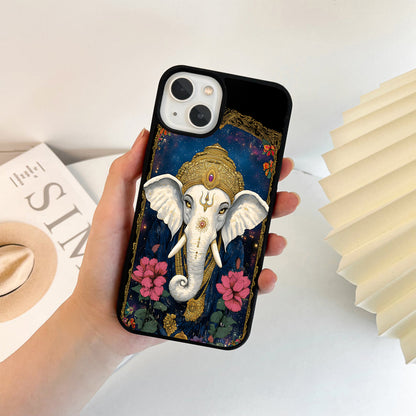 Cosmic Royal Ganesha Glass Case
