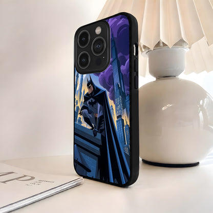 Batman Purple Skyline Glass Case