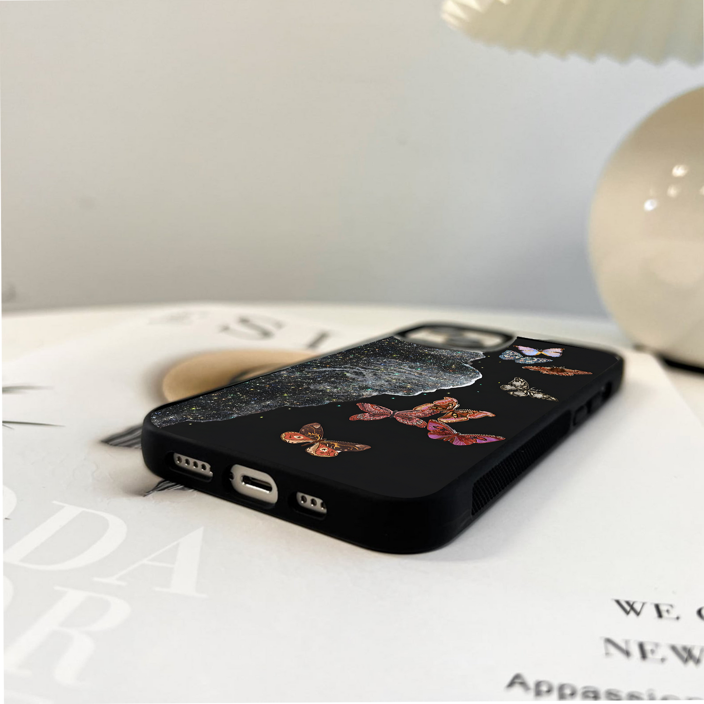 Butterfly Cosmic Soul Glass Case