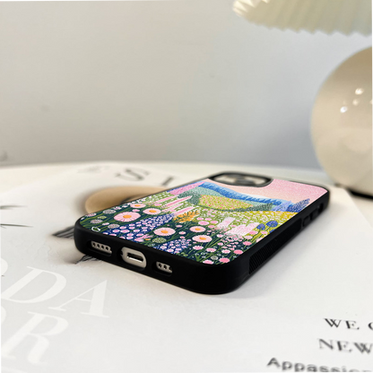 Snowfall Meadow Magic Glass Case