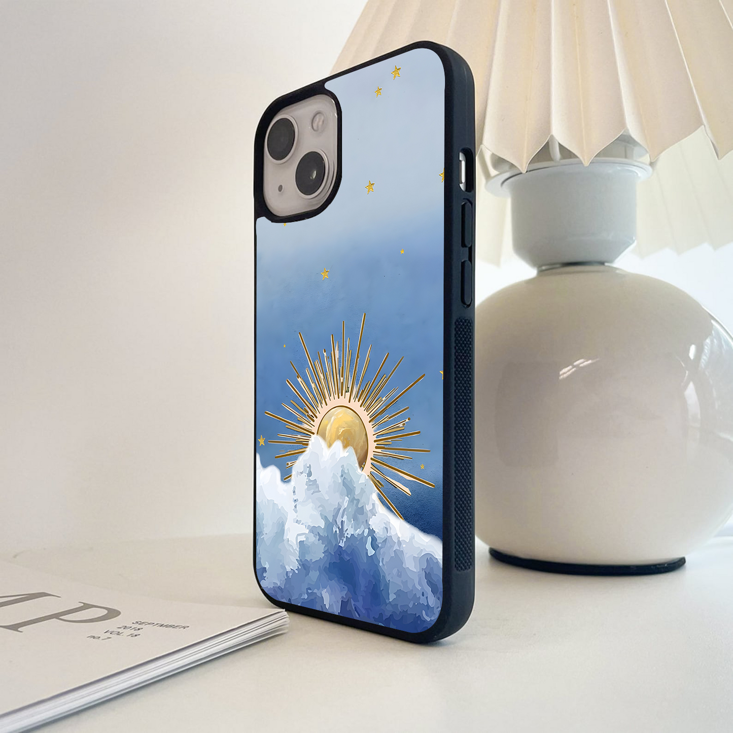 Radiant Dawn Glow Glass Case