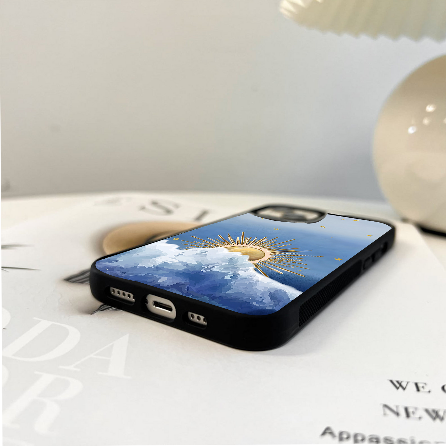 Radiant Dawn Glow Glass Case