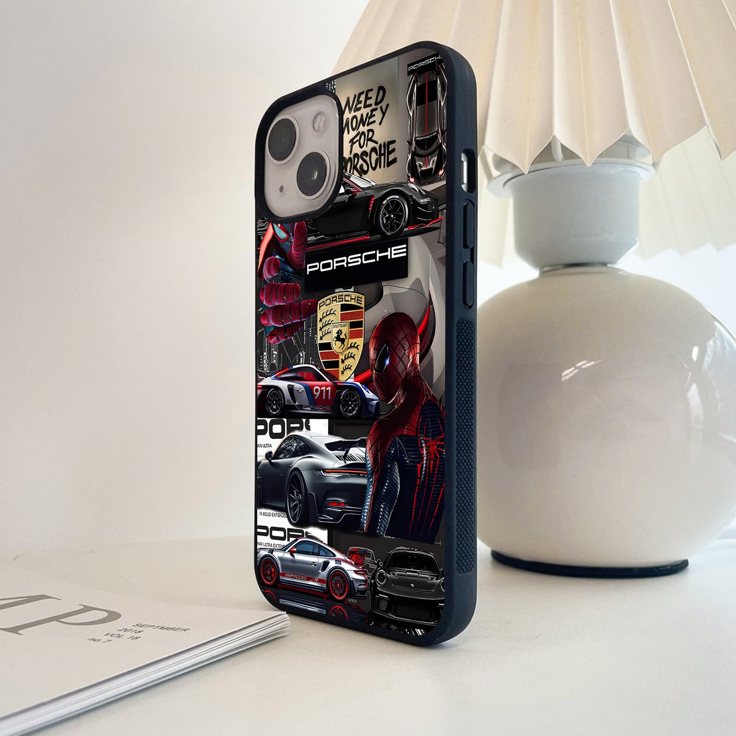 Porsche Spider Racing Glass Case