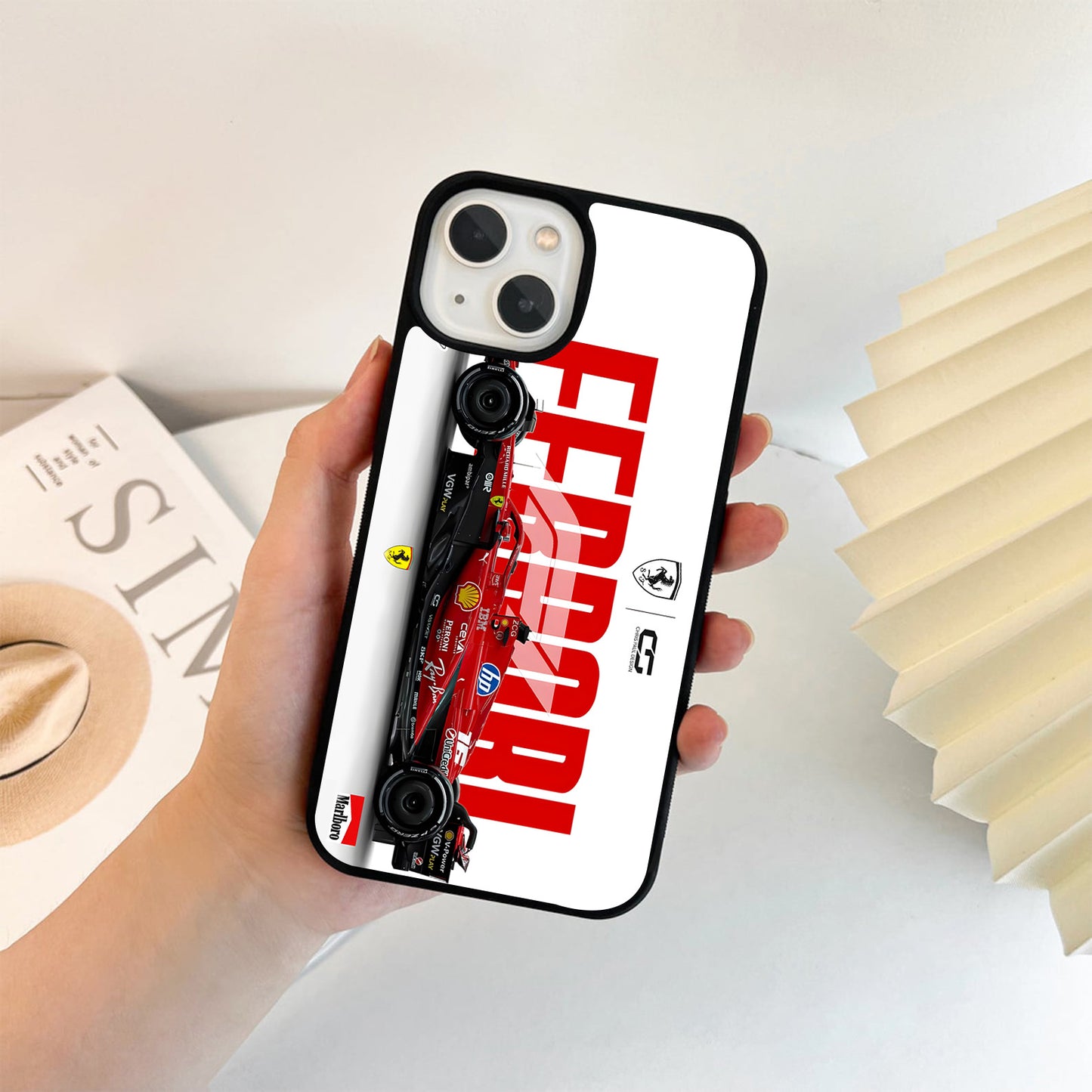 Ferrari F1 Side Profile Glass Case