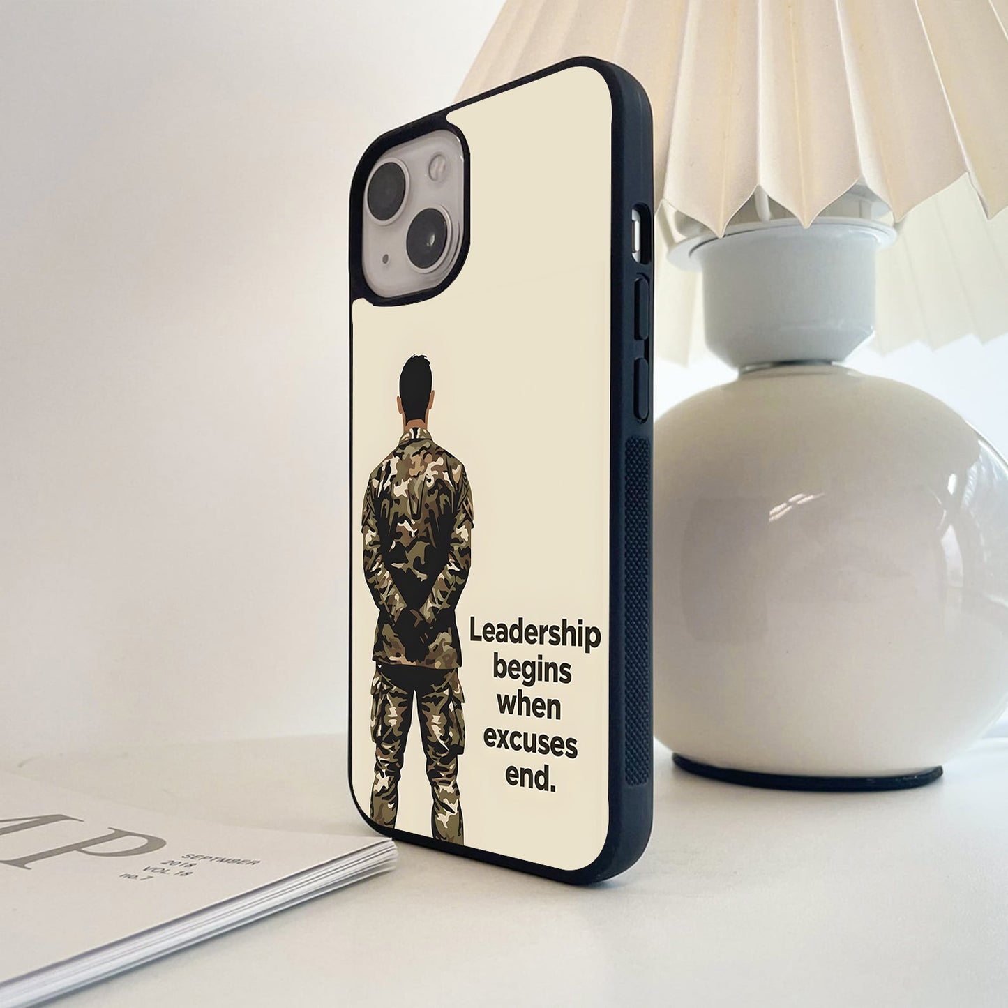 Leadership Without Excuses Glass Case