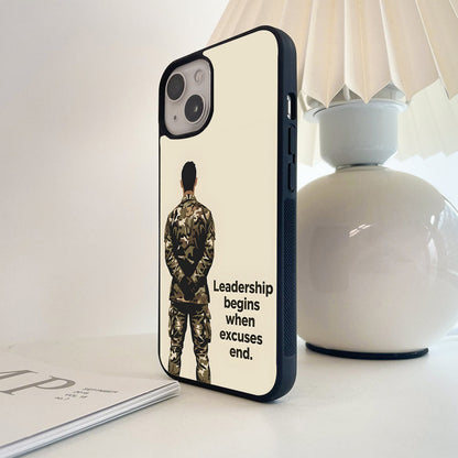 Leadership Without Excuses Glass Case