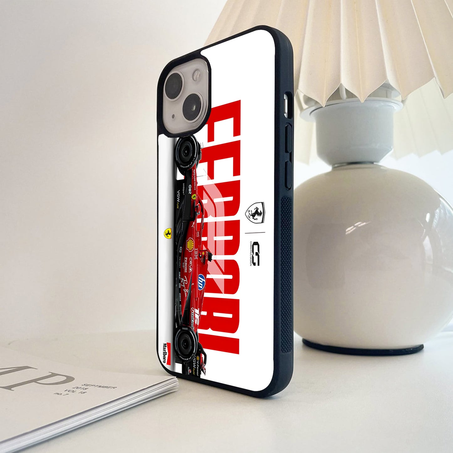 Ferrari F1 Side Profile Glass Case