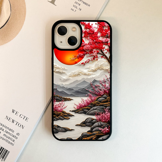 Crimson Horizon Radish Glass Case