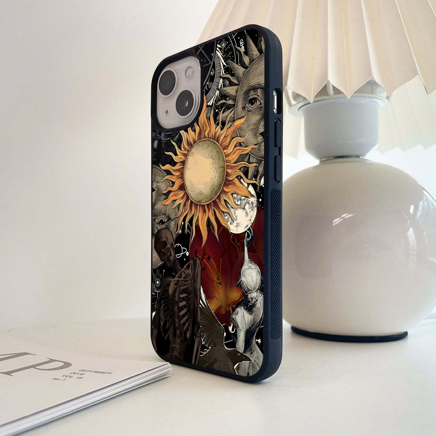 Celestial Shadows Glass Case