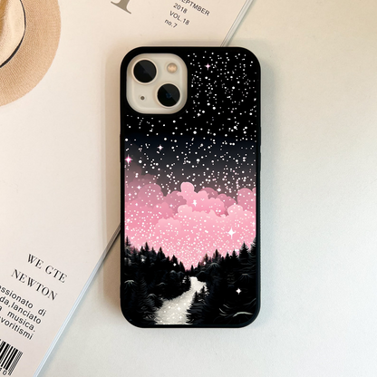 Dreamy Star Trail Glass Case