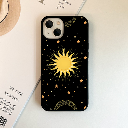 Celestial Gold Glow Glass Case