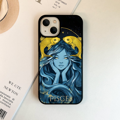 Zodiac Pisces Glass Case