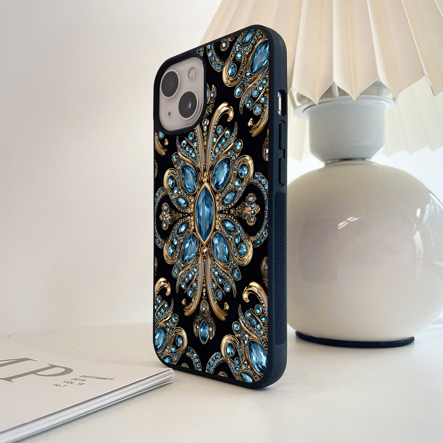 Royal Gem Bloom Glass Case