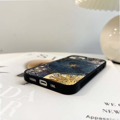 Celestial Star Map Glass Case