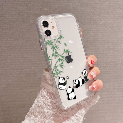 Panda Chill Time Clear Silicon Cover