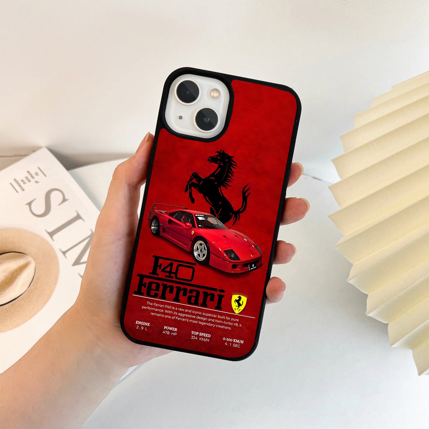Ferrari F40 Racing Legend Glass Case