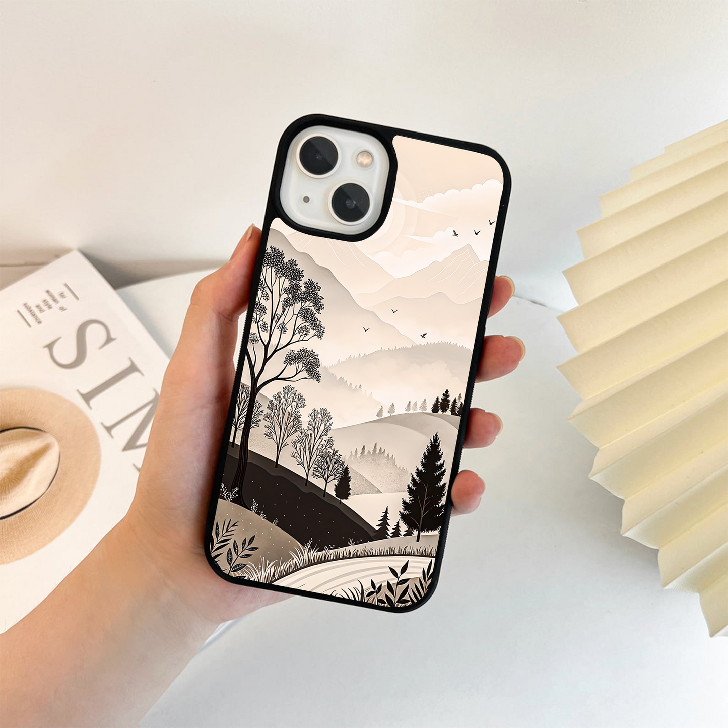 Sepia toned Forest Glass Case