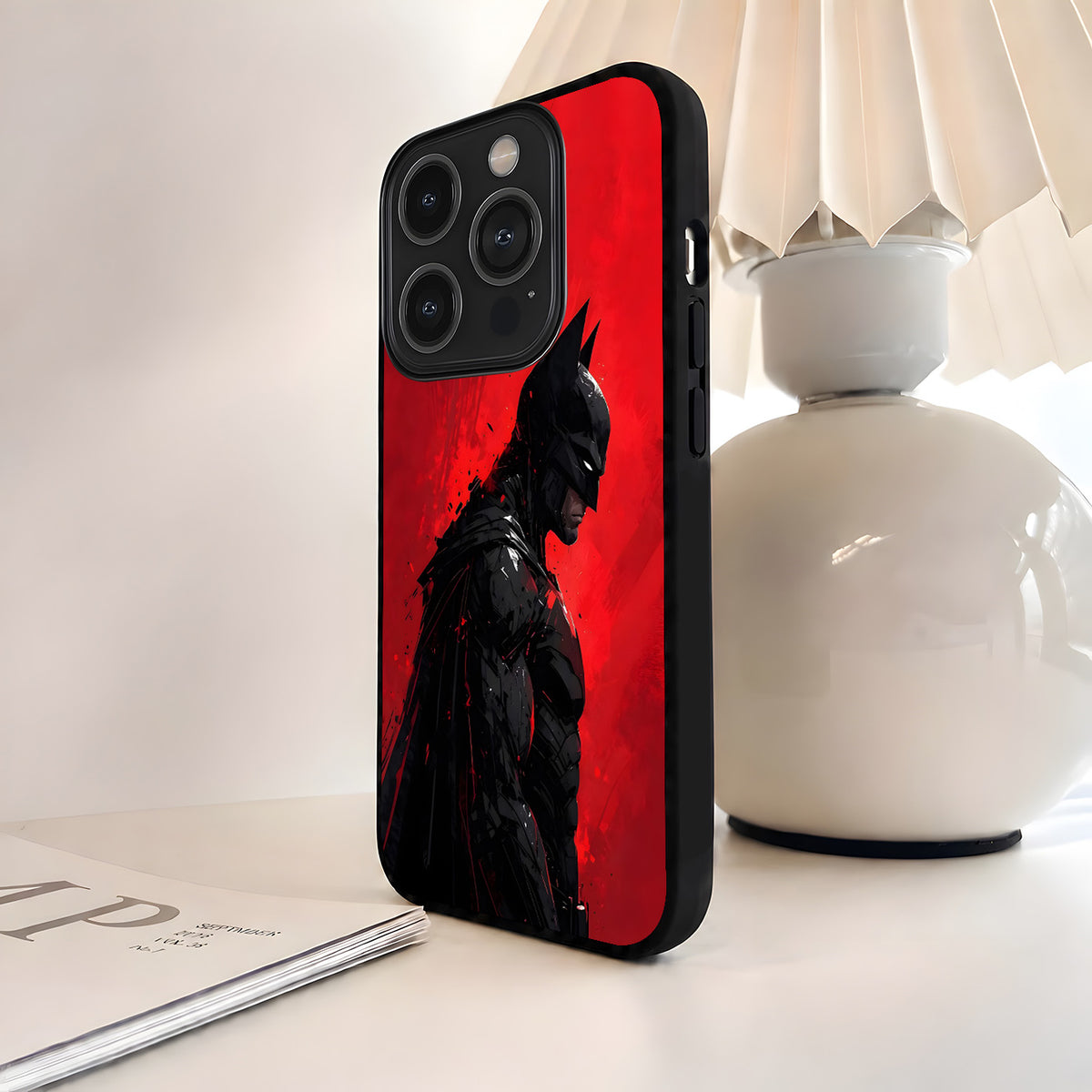Batman Scarlet Knight Glass Case