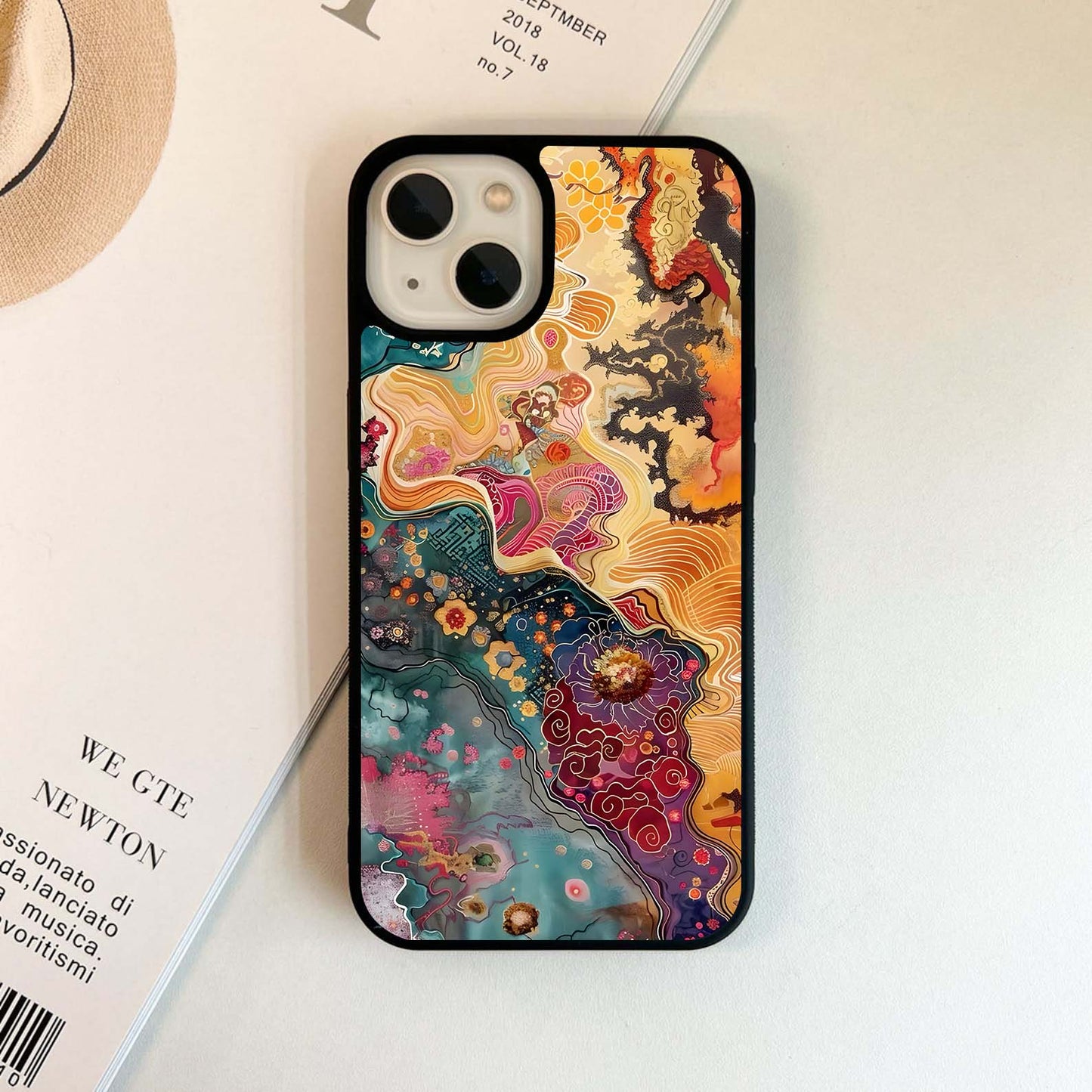 Celestial Flow Bloom Glass Case