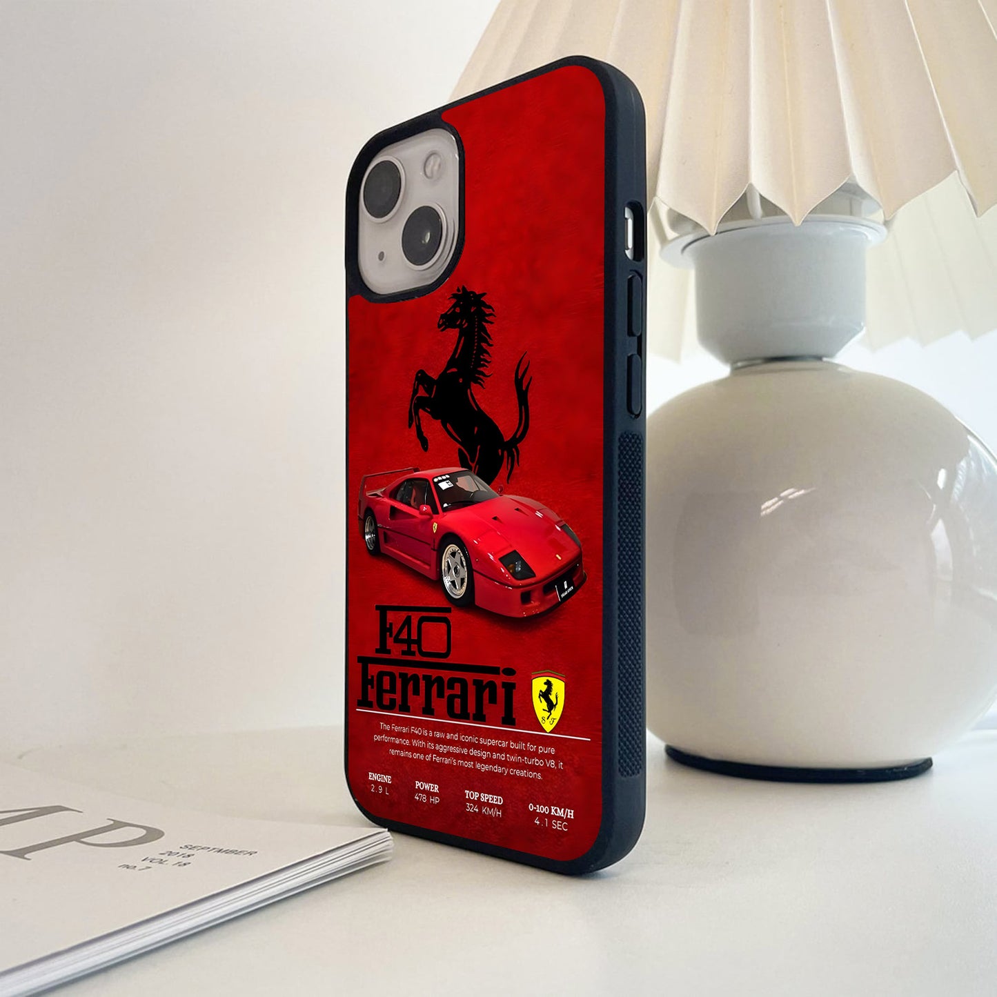 Ferrari F40 Racing Legend Glass Case