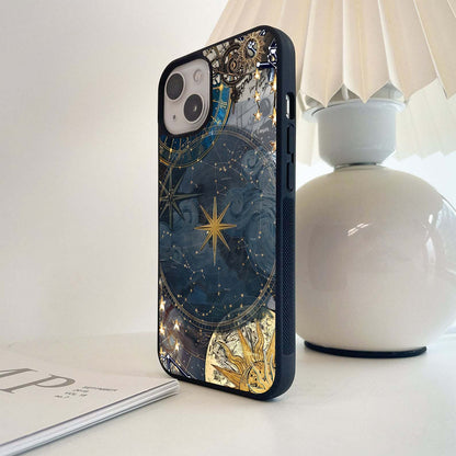 Celestial Star Map Glass Case