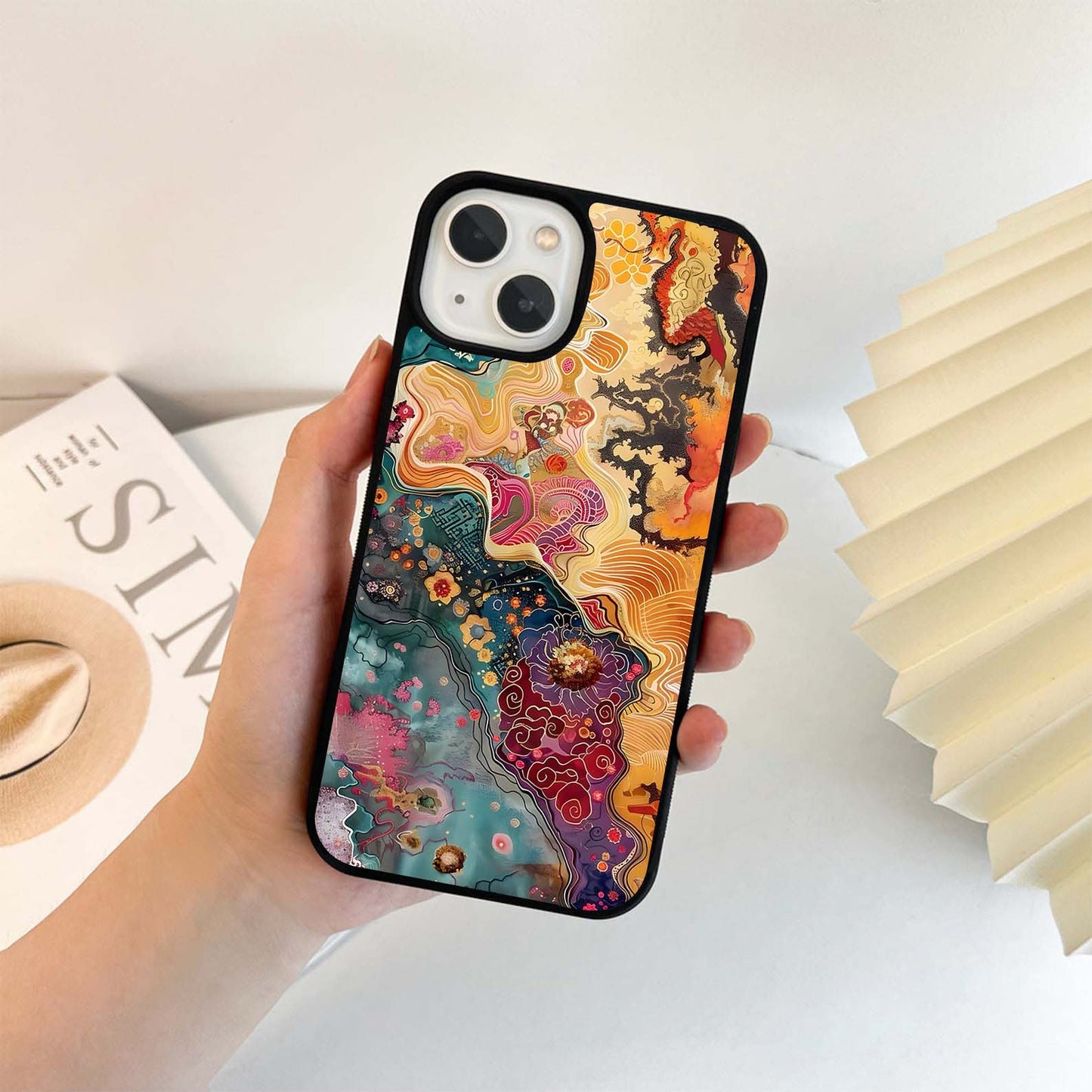 Celestial Flow Bloom Glass Case