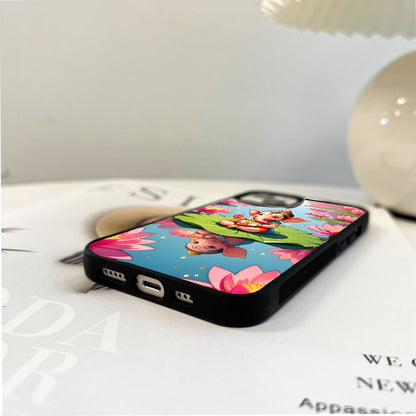 Ganesha Lotus Reflection Glass Case