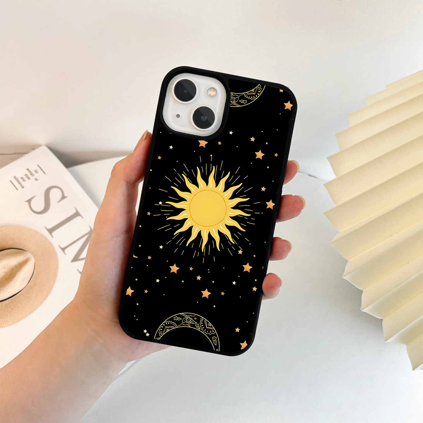 Celestial Gold Glow Glass Case