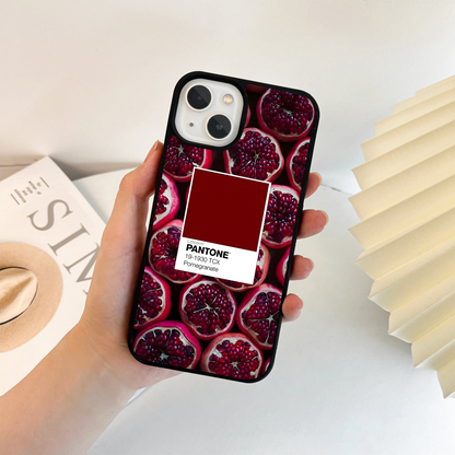 Pantone Pomegranate Glass Case