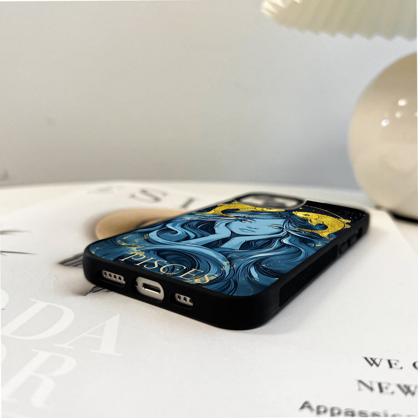 Zodiac Pisces Glass Case