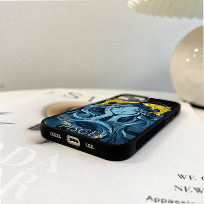Zodiac Pisces Glass Case