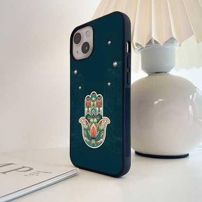 Sacred Lotus Charm Glass Case