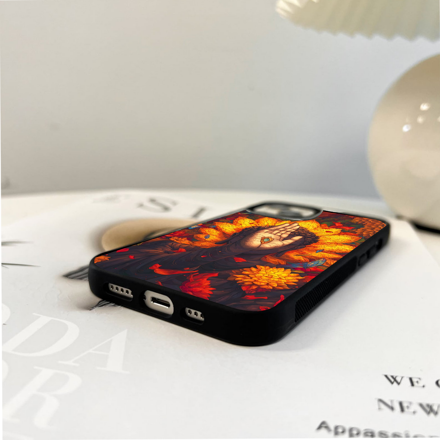 Sacred Lotus Vision Glass Case