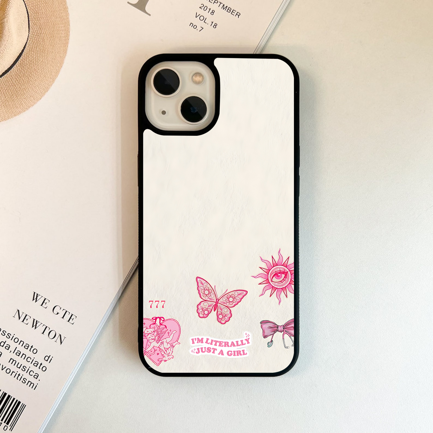 Soft Girl Energy Glass Case