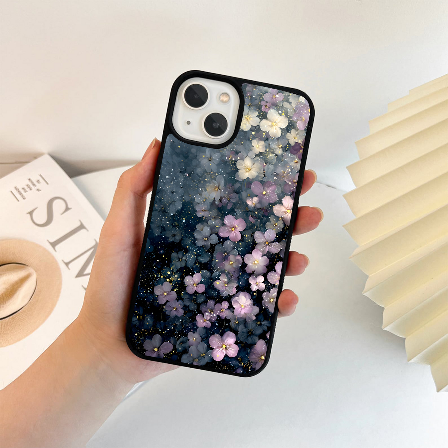 Starlit Blossom Dreams Glass Case