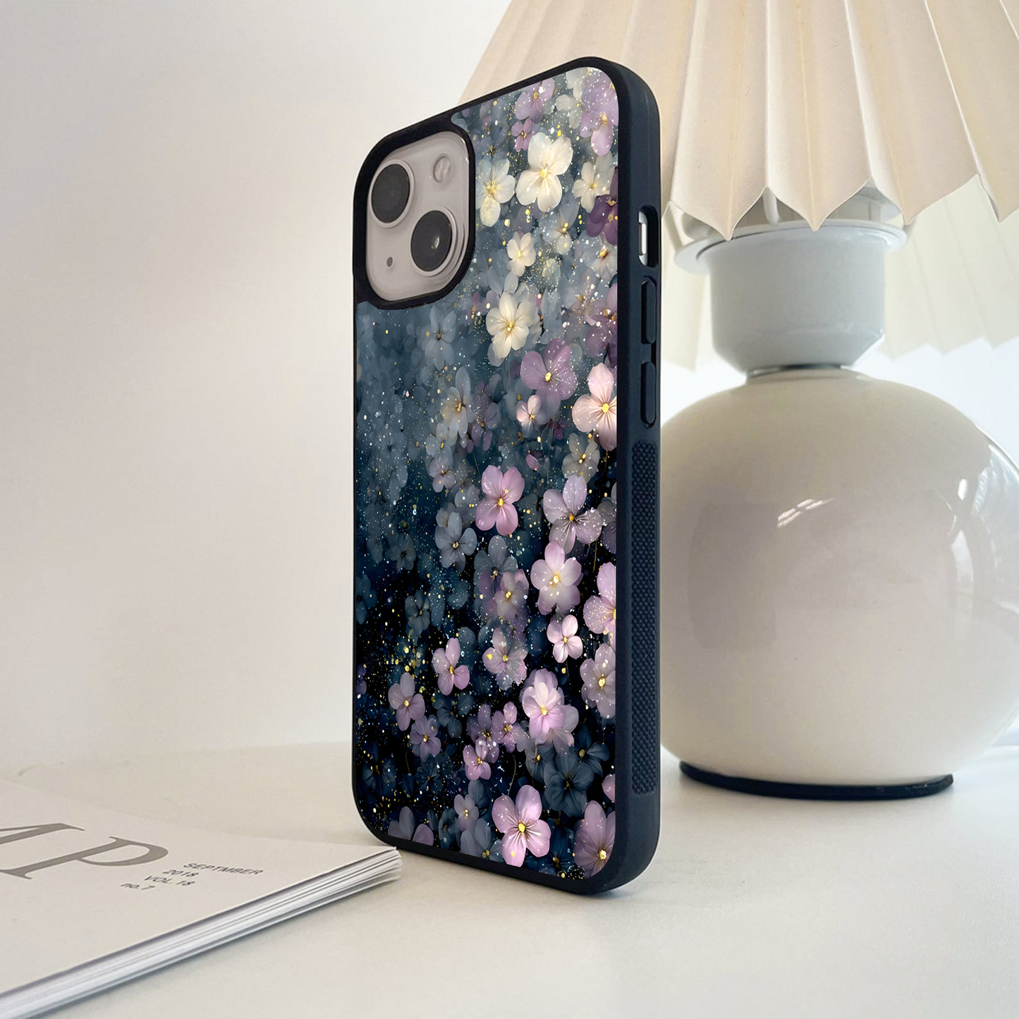 Starlit Blossom Dreams Glass Case