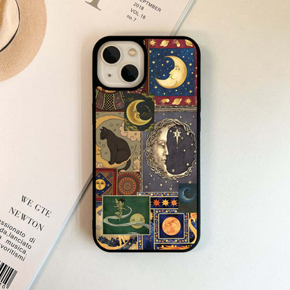 Celestial Dreams Collage Glass Case