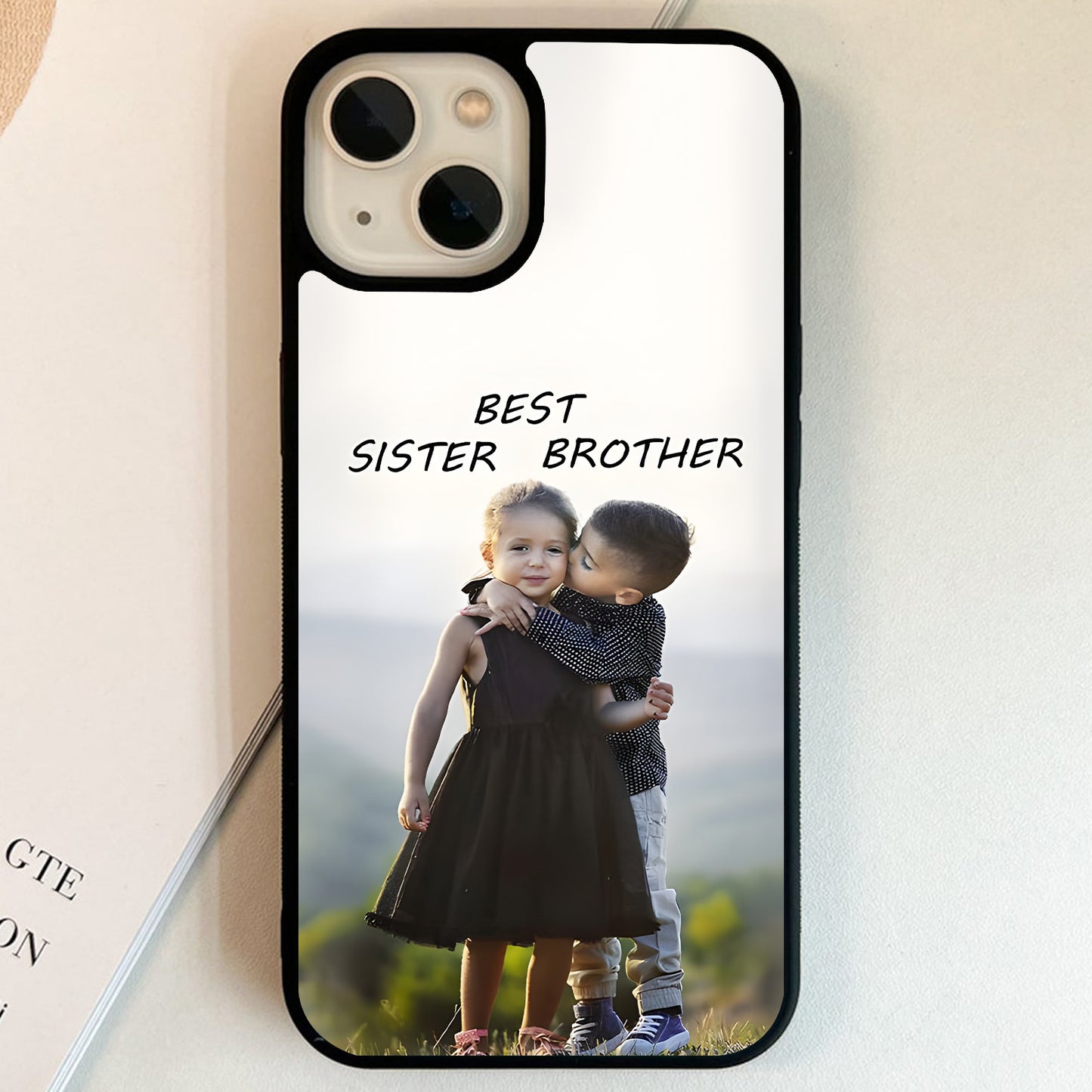 Forever Sibling Love Glass Case