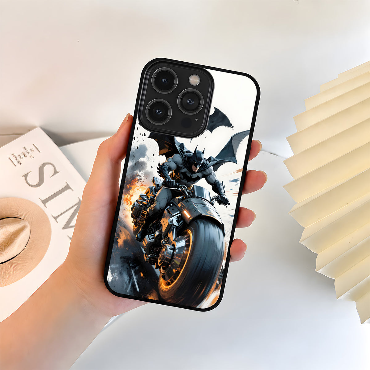 Batman Speed Rider Glass Case