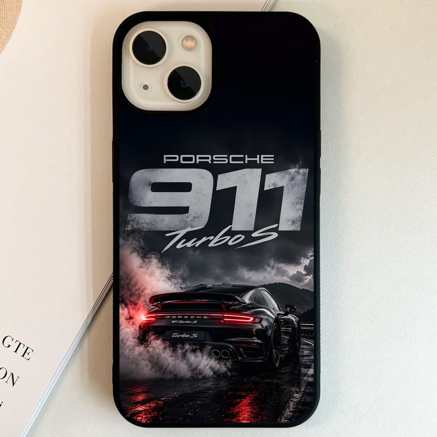 Porsche Turbo Smoke Glass Case