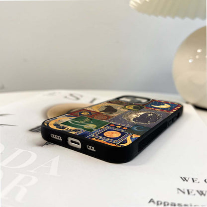 Celestial Dreams Collage Glass Case