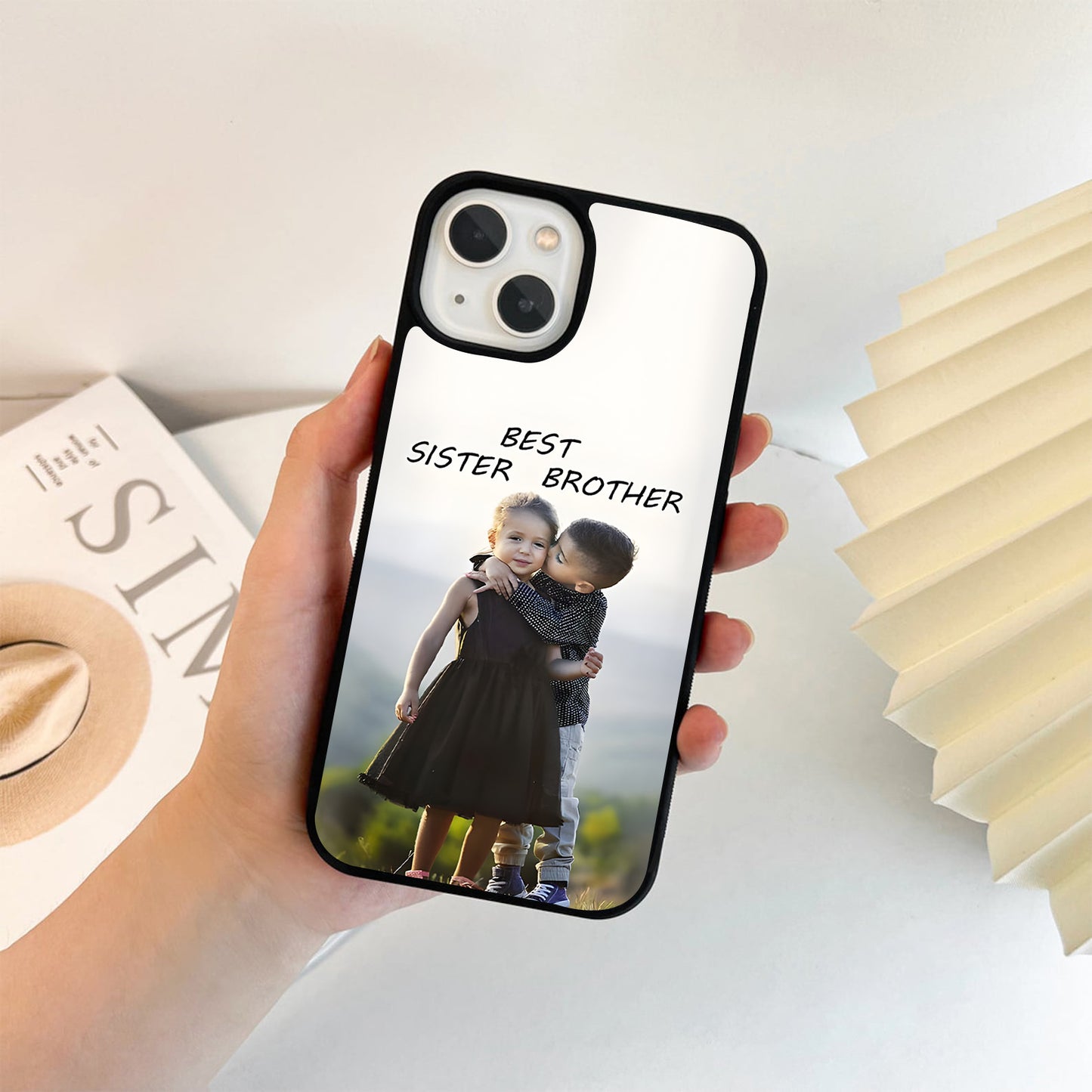 Forever Sibling Love Glass Case