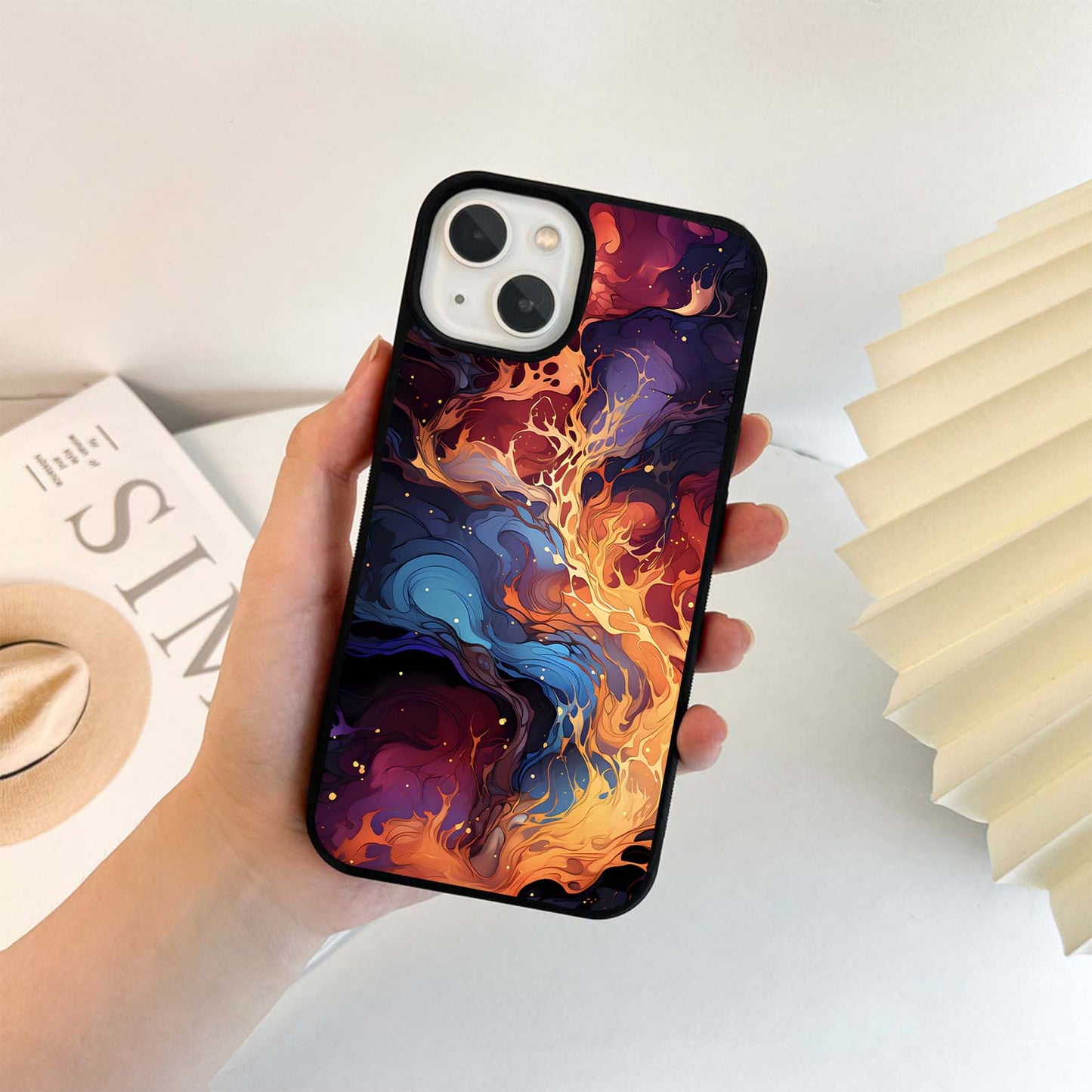 Firestorm Flow Dance Glass Case